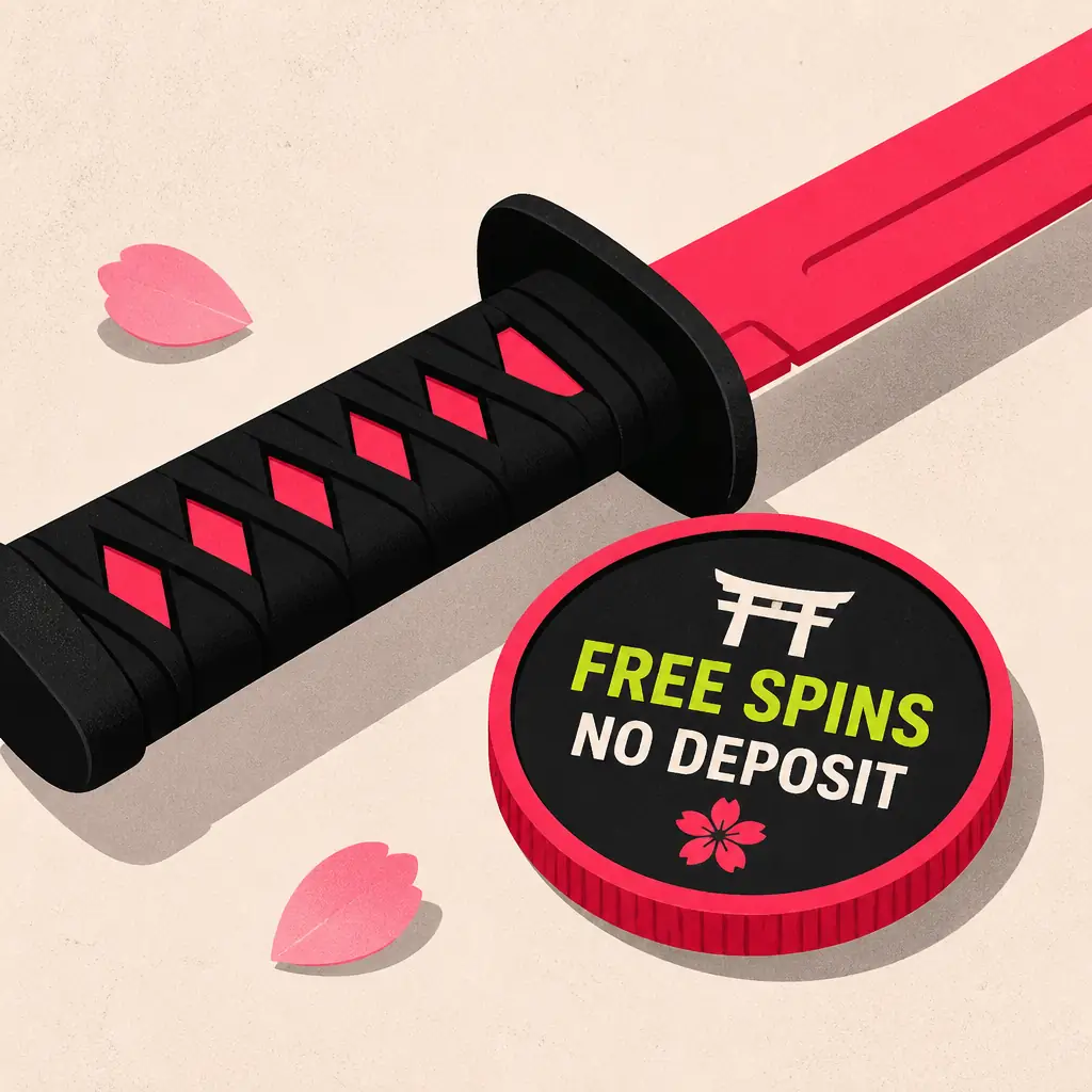 Spin Samurai Free Chip: 20 Free Spins No Deposit visual guide for Spin Samurai Casino
