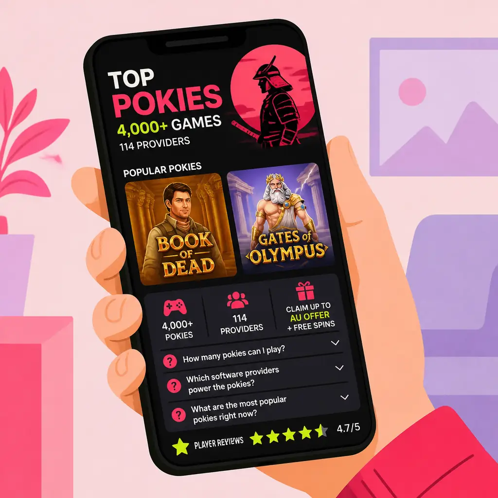 Spin Samurai Pokies visual guide for Spin Samurai Casino